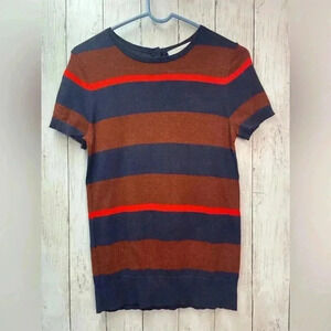 Loft Short Sleeve Top Size XS Cotton/Rayon/Wool